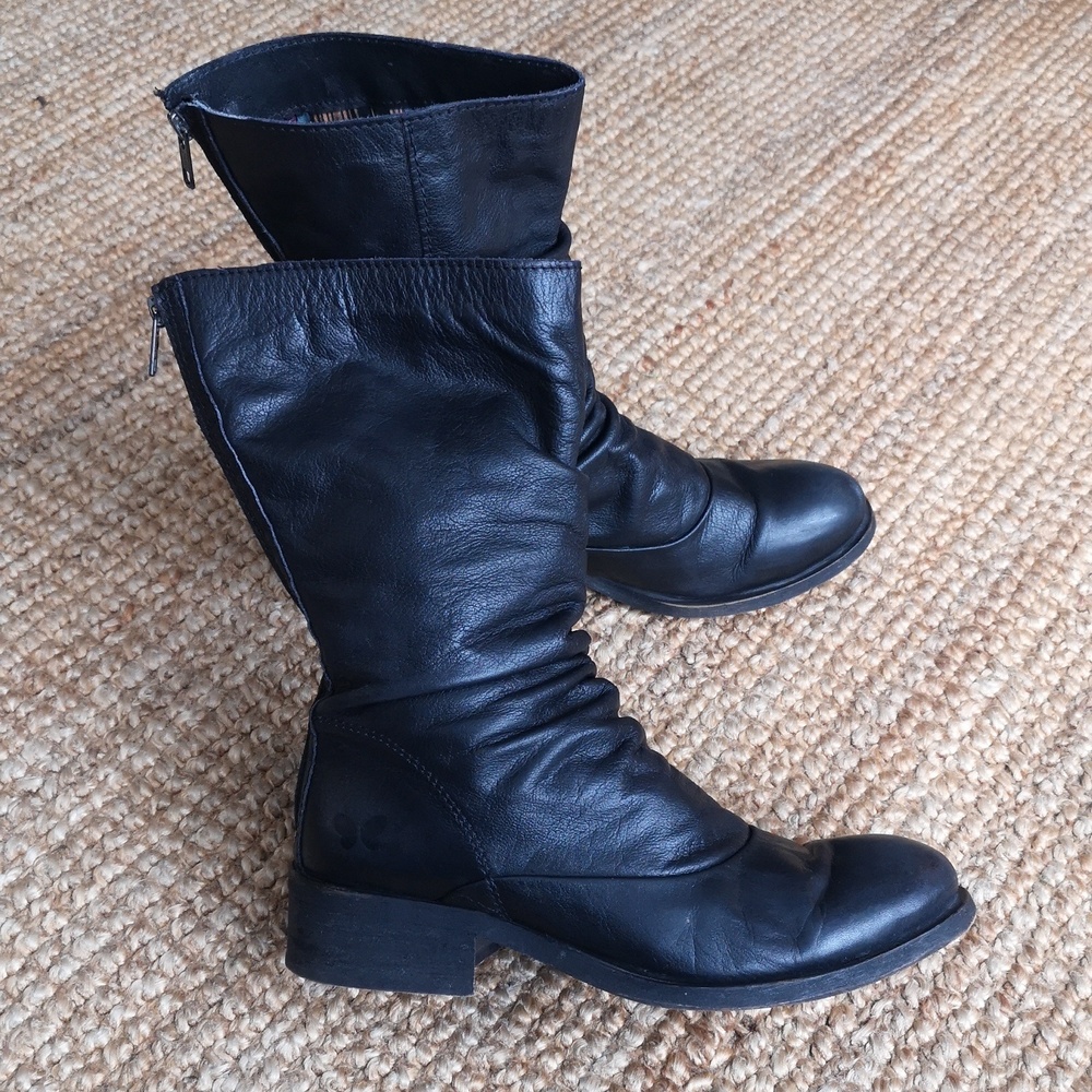 Felmini mid-calf leather boots